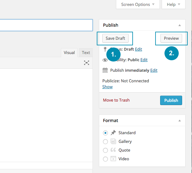 Publish Meta Box