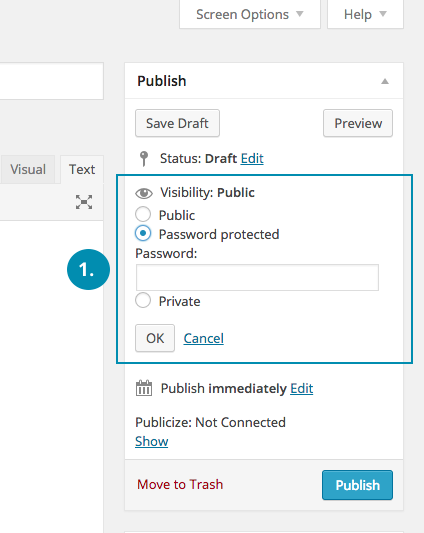 Password-protected Articles