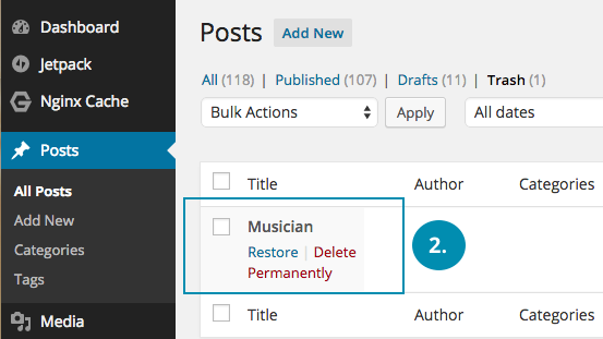 Delete Permanently