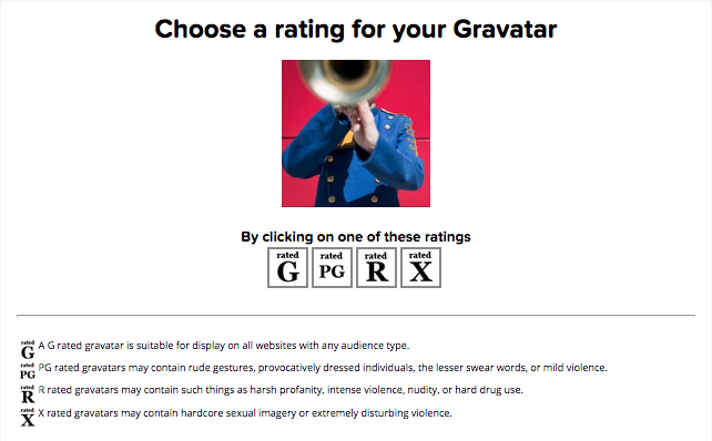 Choose rating